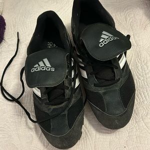 Adidas black softball cleats